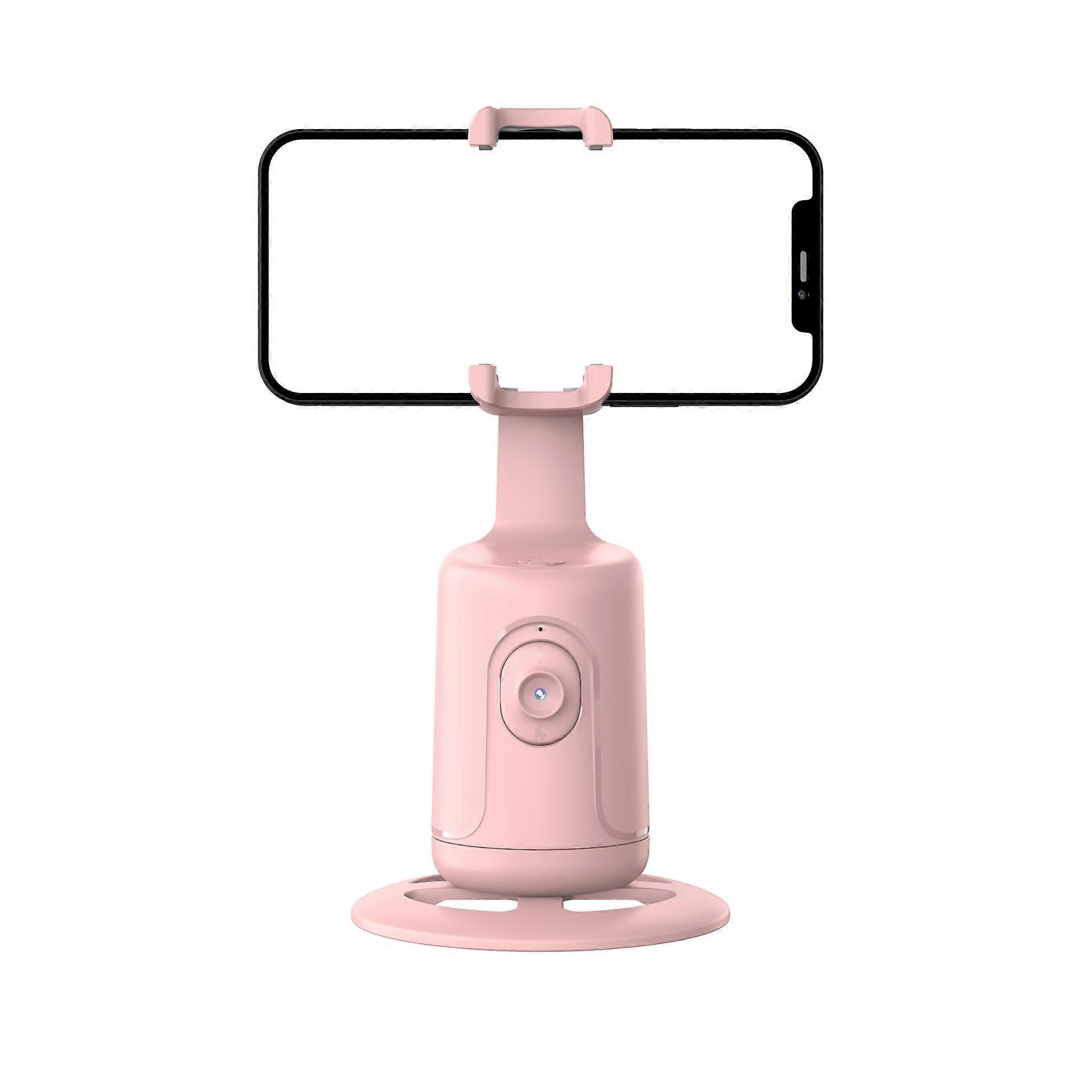 Auto Tracking Phone Holder for Video Calls, Compatible with Smartphones, Adjustable Height, 360-Degree Rotation