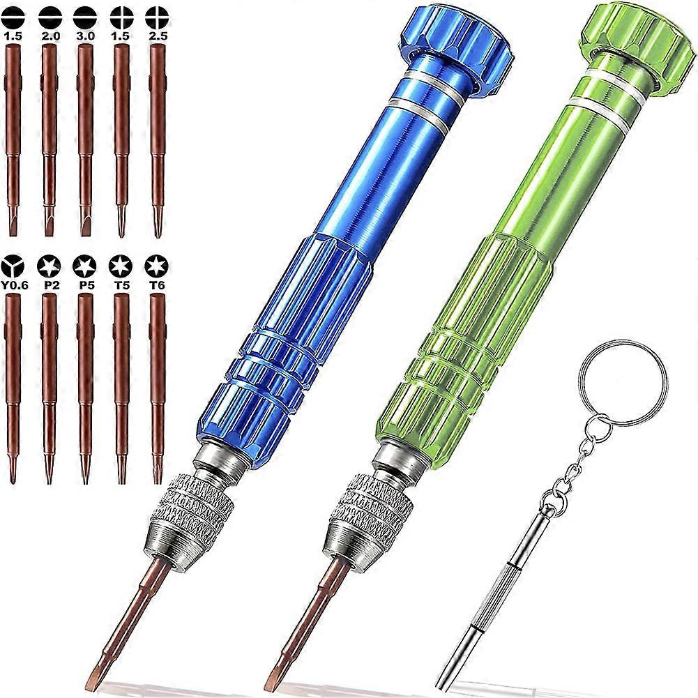 Glasses Screwdriver, Eyeglass Repair Kit with 10 Screwdriver Tips