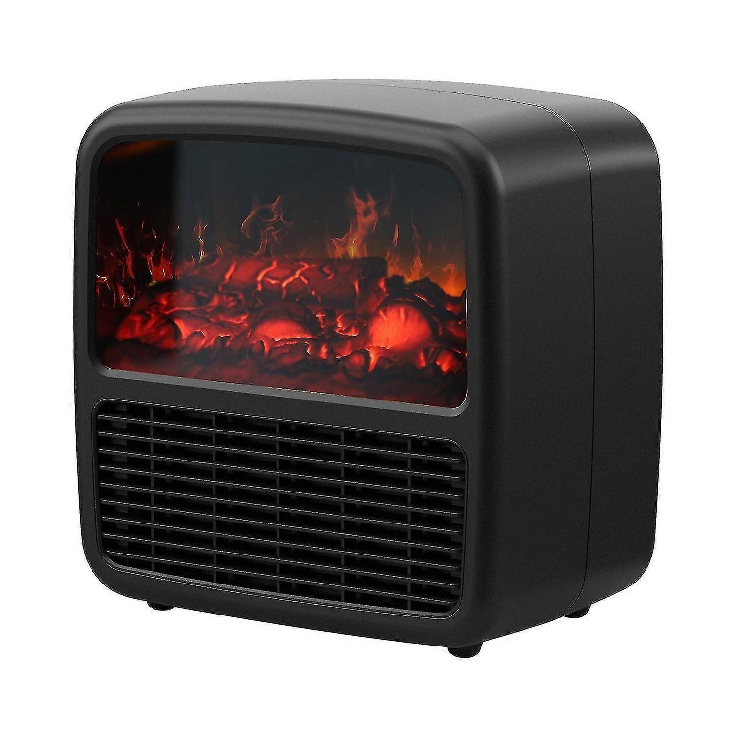 Elektrikli Şömine Isıtıcı, 1500w Taşınabilir Alan Isıtıcı, Gerçekçi 3d Alev Effe ile Küçük Şömine