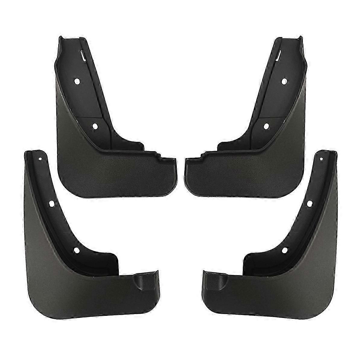4 Pcs Mudguard Splash Guard Front and Rear Wheel Mudguard for 2024 Soft Rubber Material Fenders