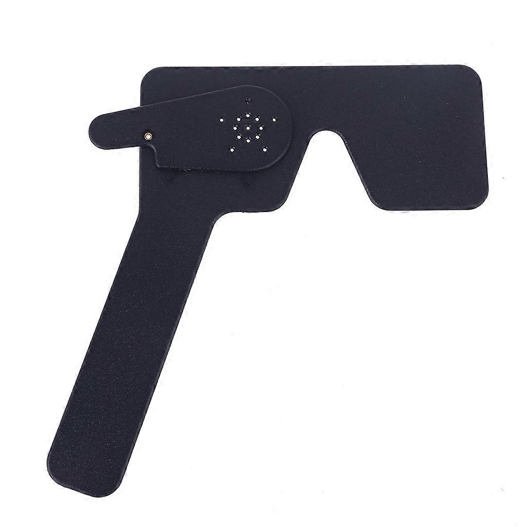 Practical Ophthalmic Eye Occluder with 14 Holes Wearable for Ophthalmologists Orthoptists and Optometrists to Eye Exam Black