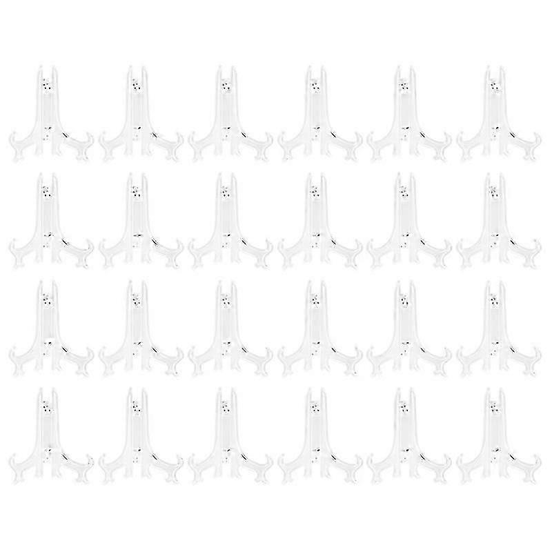 24pcs easel plate stands mini display holder rack kitchen plate holders