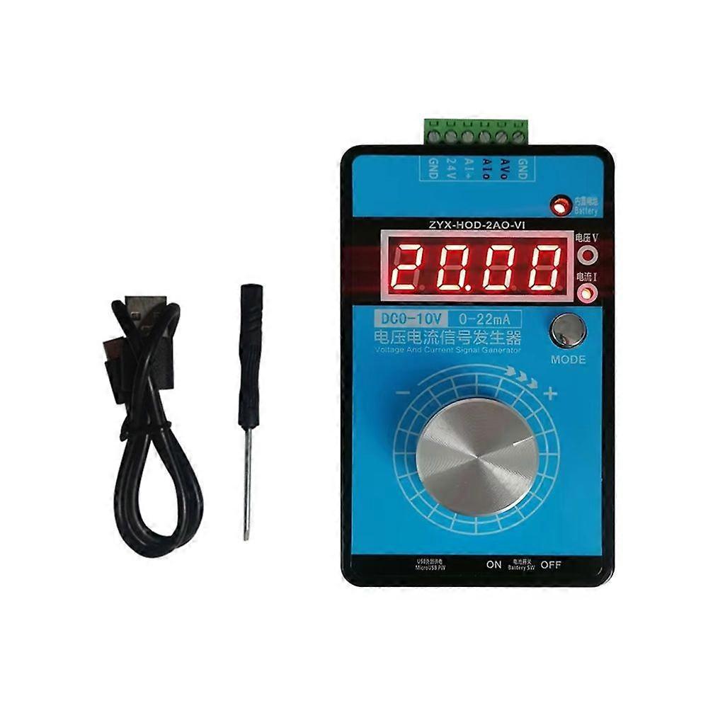Current Voltage Signal Generator with Adjustable Output for Process Calibration