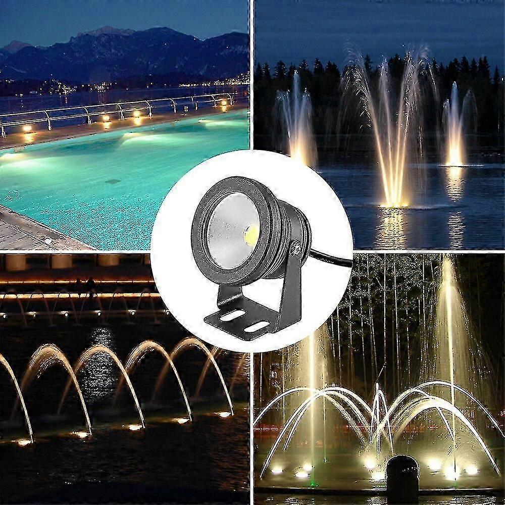 ip65 עמיד למים הוביל אור ספוט מתחת למים לבריכת שחייה מזרקות בריכת מים אקווריום 900 ~ 1000lm 180 מעלות כיוון