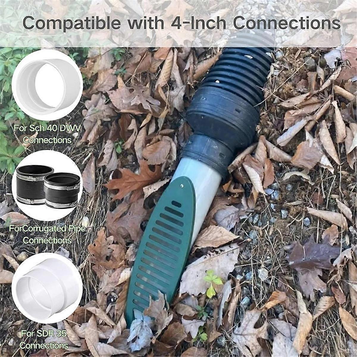 4 Inch Angled Drain Grating for Yard, 1 Pack