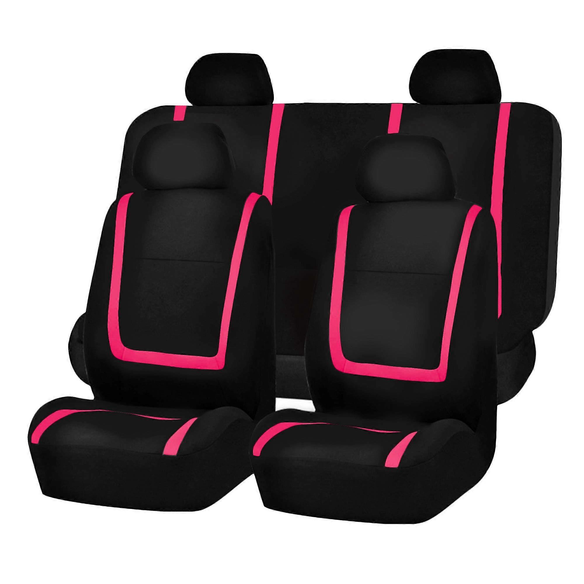 Universal Fit Full Cloth Car Seat Covers Washable for SUV Low Back Front Solid Back with Durable Fabric and Easy Installation