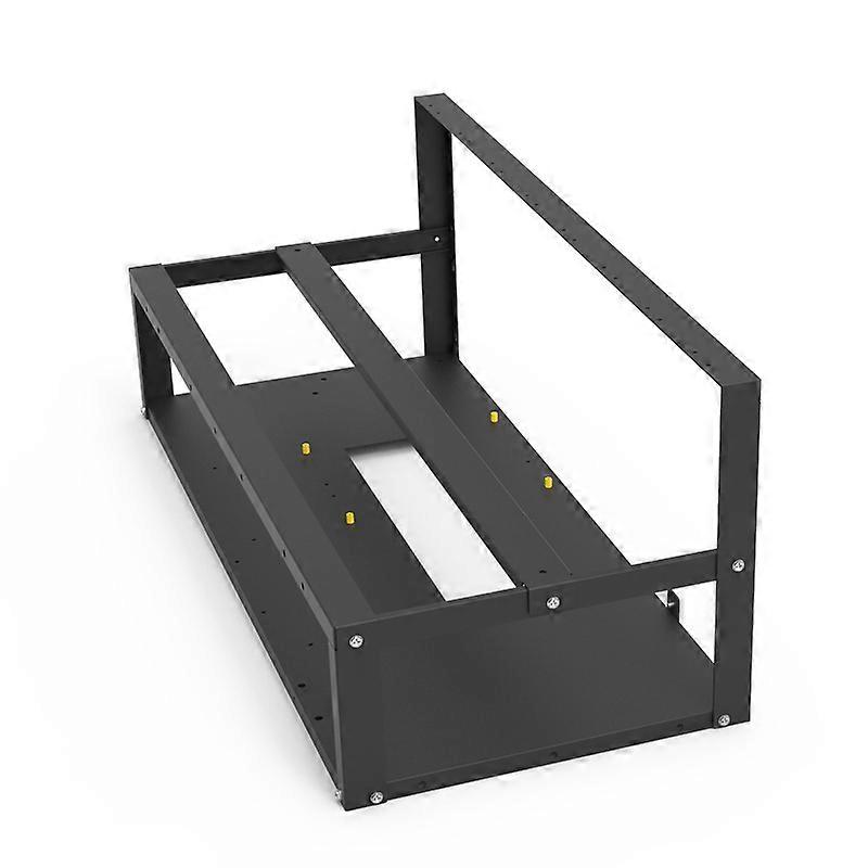 Steel Open Air Miner Mining Frame Rig Case Up to 8 GPU for Crypto Coin Currency Bitcoin Mining