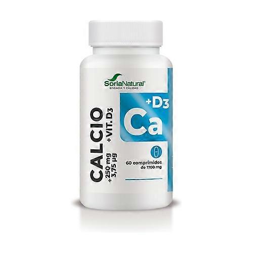 Calcium with vitamin D3 sustained release 60 tablets
