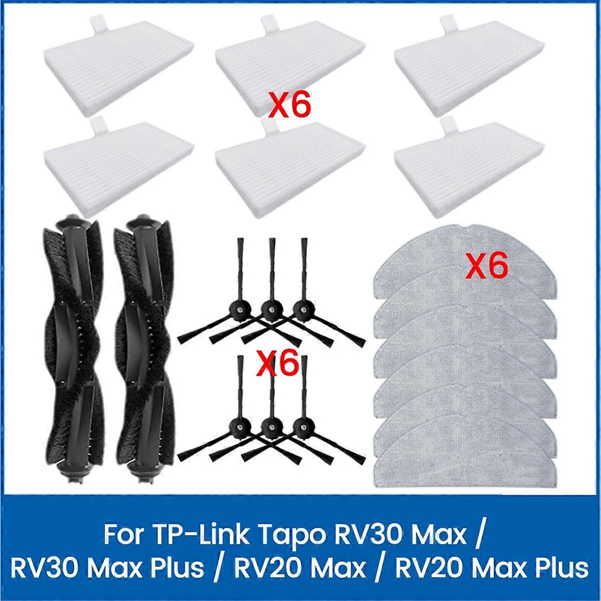 For TP-Link Tapo RV30/RV20 Vacuum Brush & Filter Kit