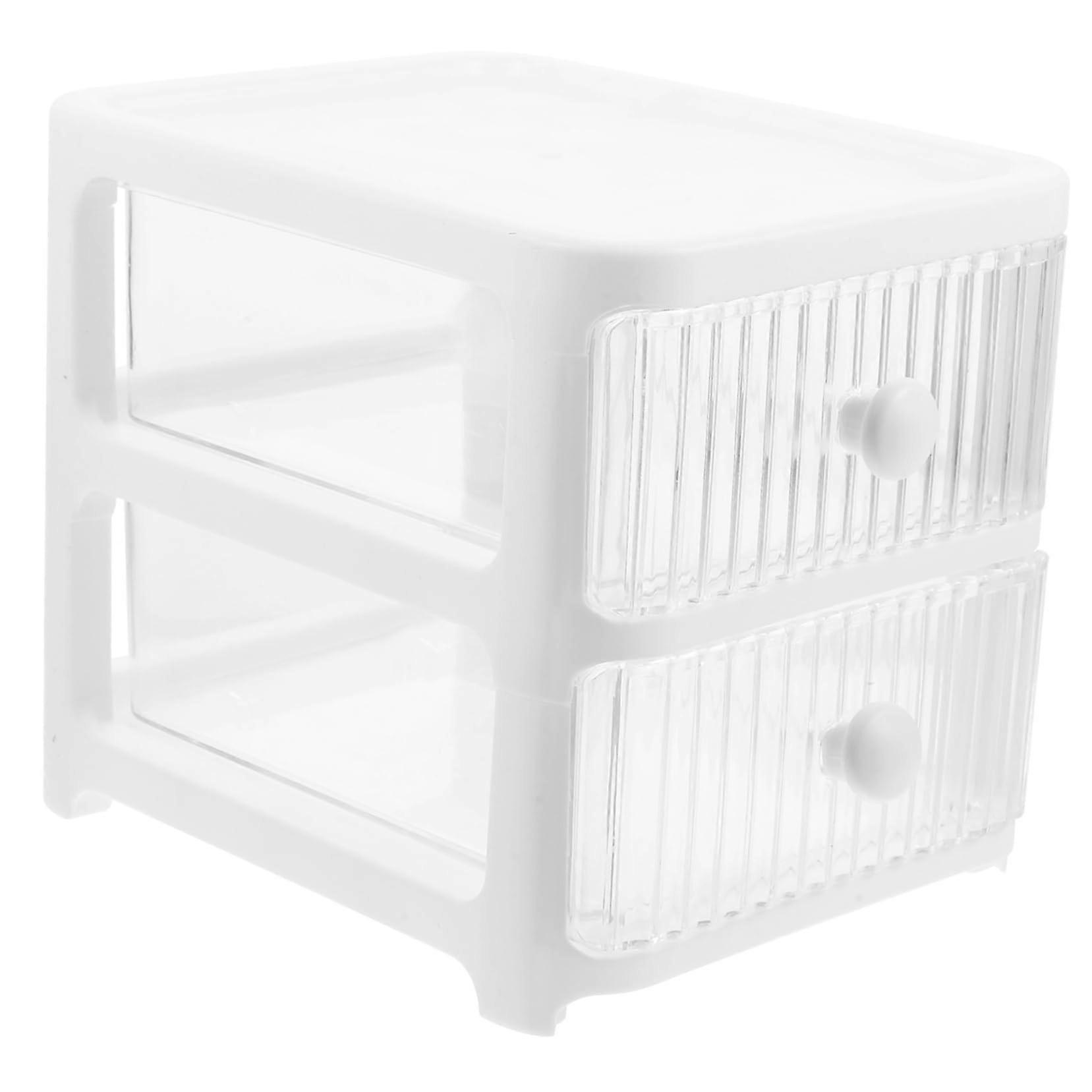 Desktop Organizer Multi Layer Storage Box Cosmetic Display Case for Makeup Tools and Sundries Sleek Design Easy to Clean and Use for Home and Office