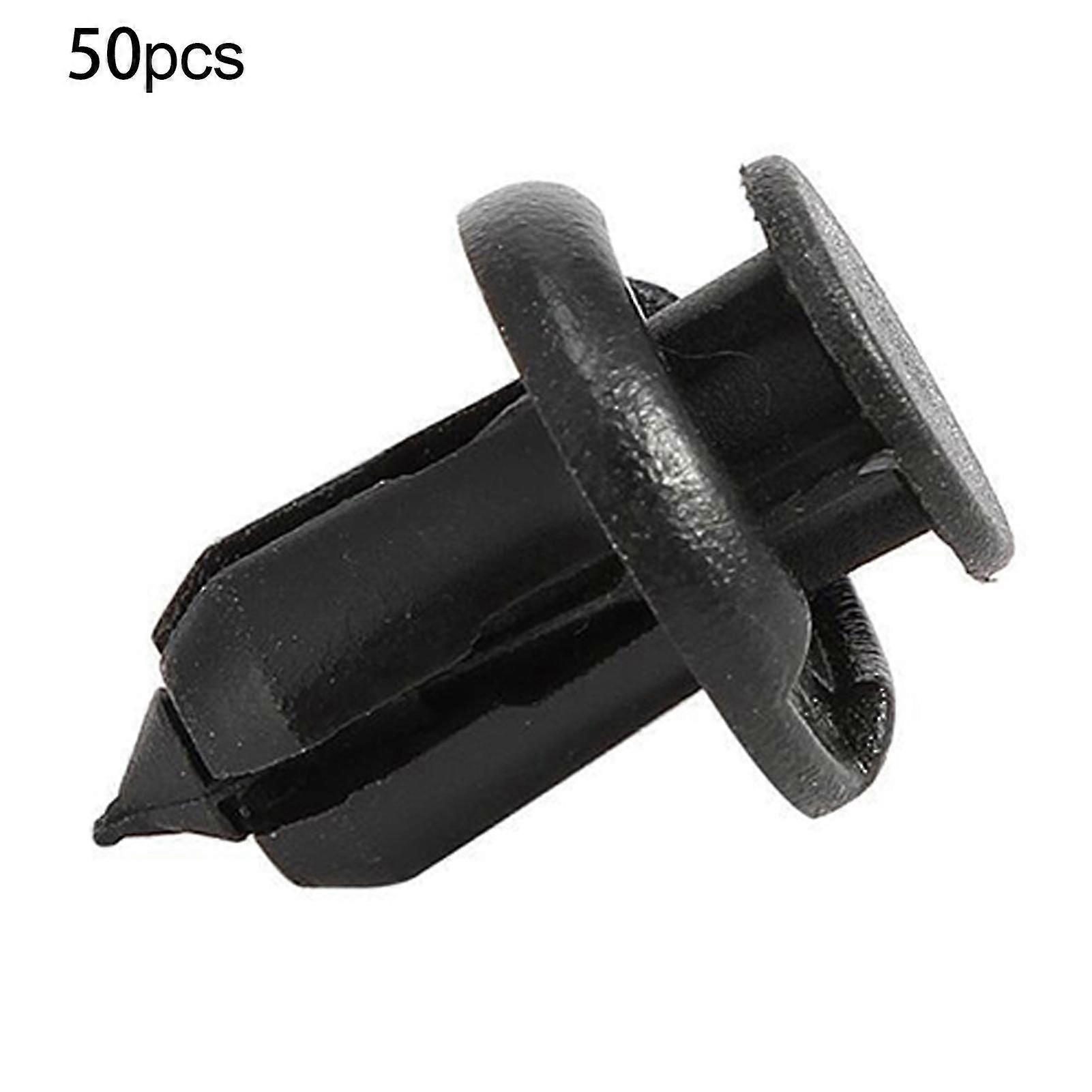 50 Pcs Rivet Fastener Clips Fender Retainer Push Clip 10mm Hole for Car
