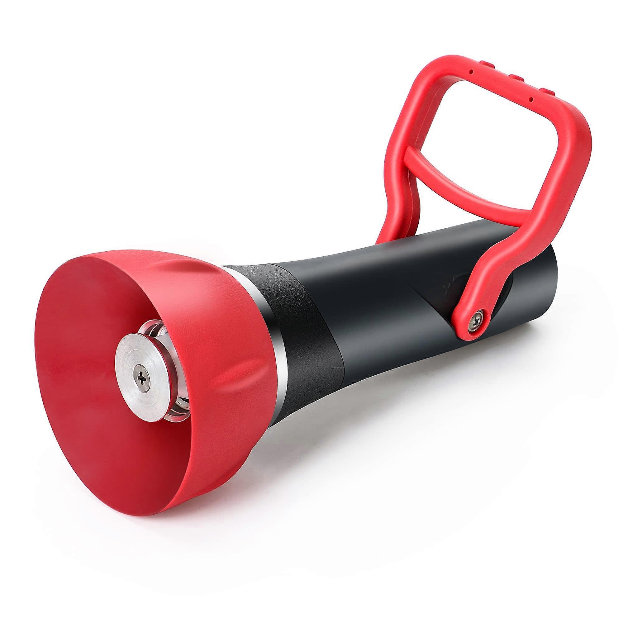 High Flow Fireman Style Garden Hose Nozzle, Professional Classic Fireman's Spray Nozzle