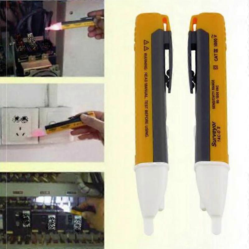 Non-contact voltage tester 1AC-D, safety induction voltage tester, multi-functional with LED light.