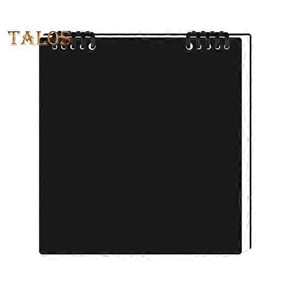 Square Loose Leaf Notebook Detachable Work Journal Spiral Thread Coil Design School Notebook Easy Writing Notepad