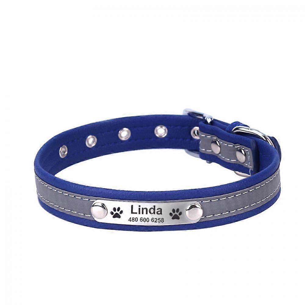 Personalized Dog/Cat Collar Engraved pet collar, reflective, optional size: extra small small medium large extra large (XS-neck circumference 20-26CM)