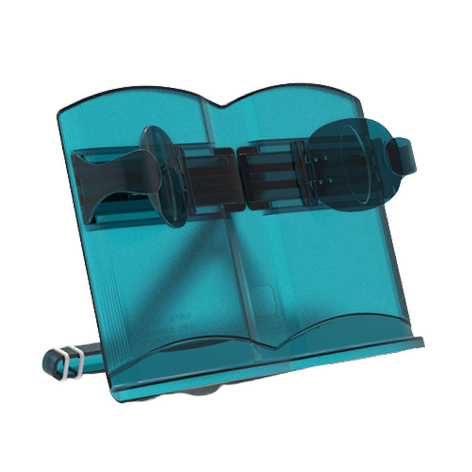 Reading Book Holder ABS Plastic Flexible Adjustable Reading Height and Angle for Home Bedroom Bookshelf Laptop Rack