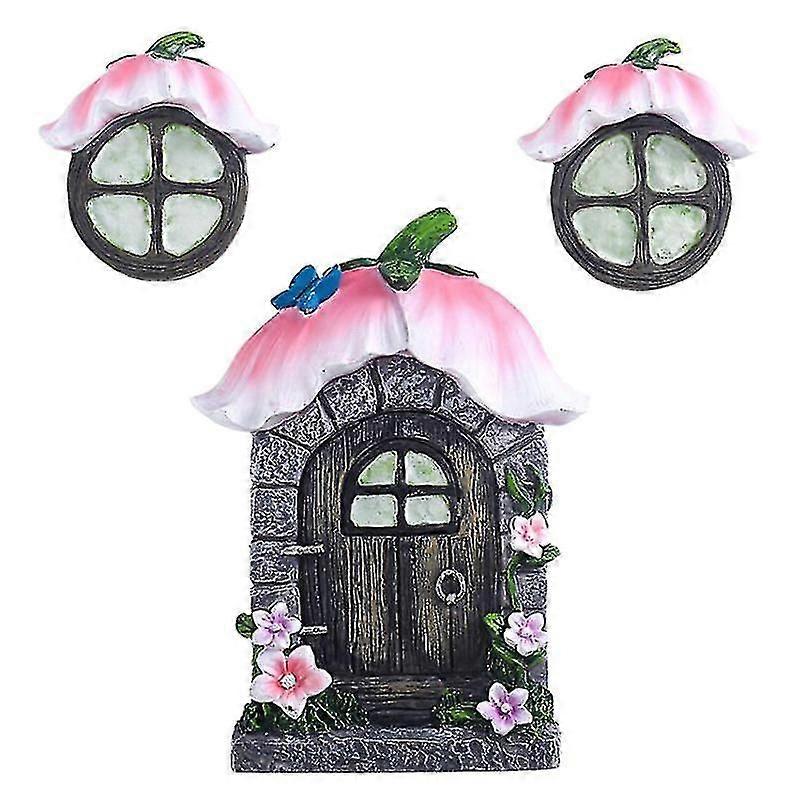 1set Fairy Door And Windows