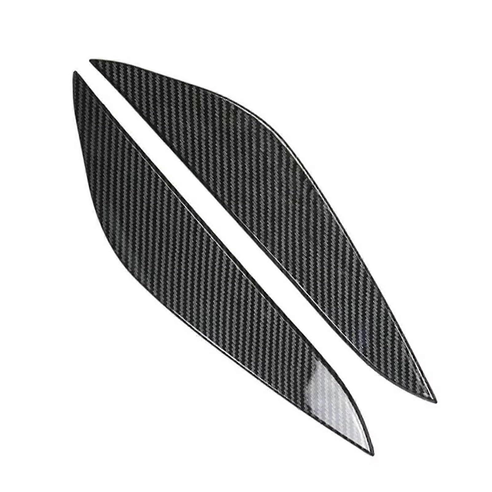 Headlight Eyebrow For Tesla Model 3 2017-2021 Gloss Finish Eyebrow Trim Cover