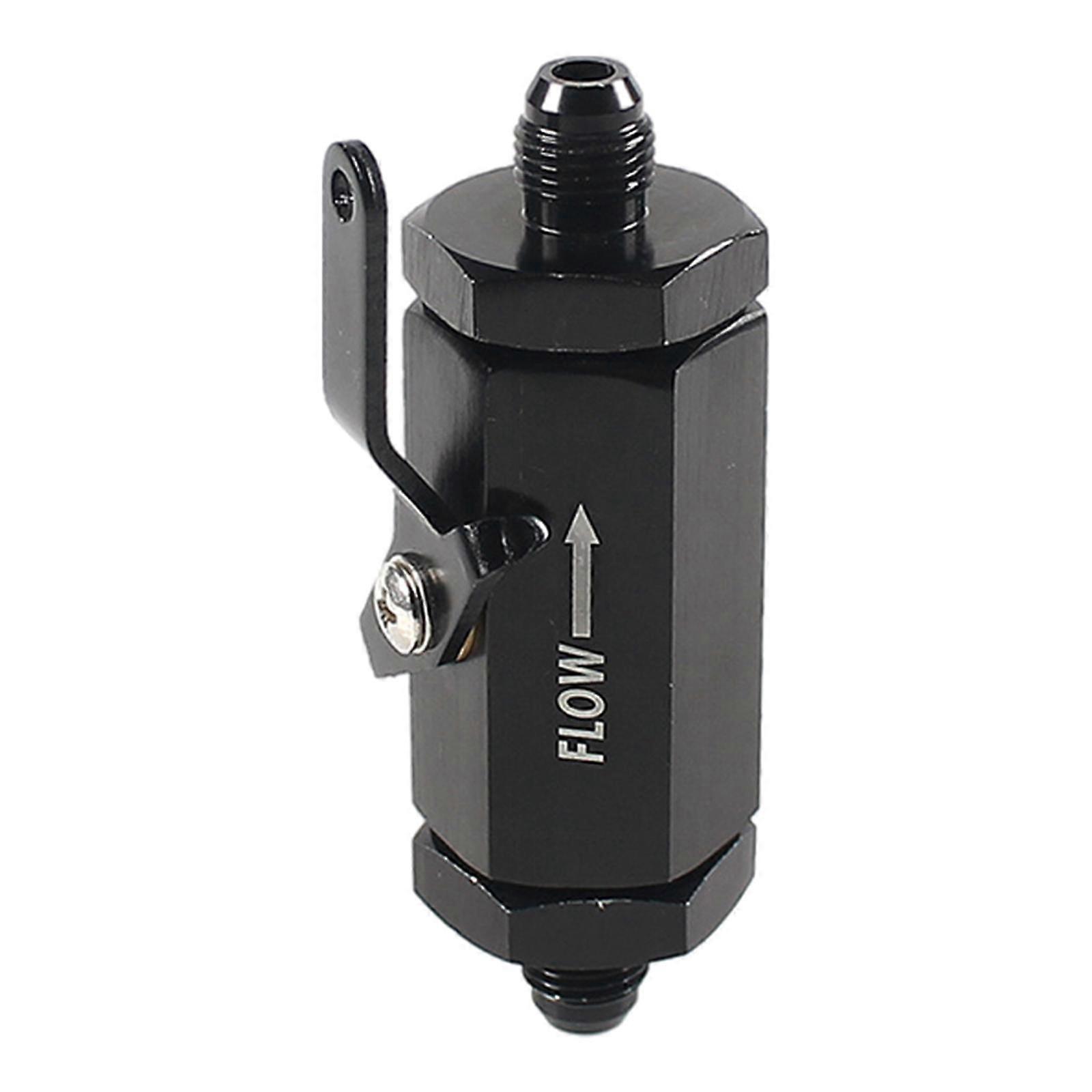 Universal Fuel Cut Off Valve Replace,Aluminum Alloy ,Black Inline, Accessories