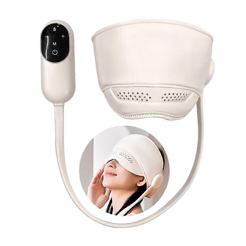Manual Scalp Massage,Head Massager with 6 Air Bag for 360° Relax Deep and 3 Heat Mode,2000mAh Rechargeable, Stress Relief, Relaxation