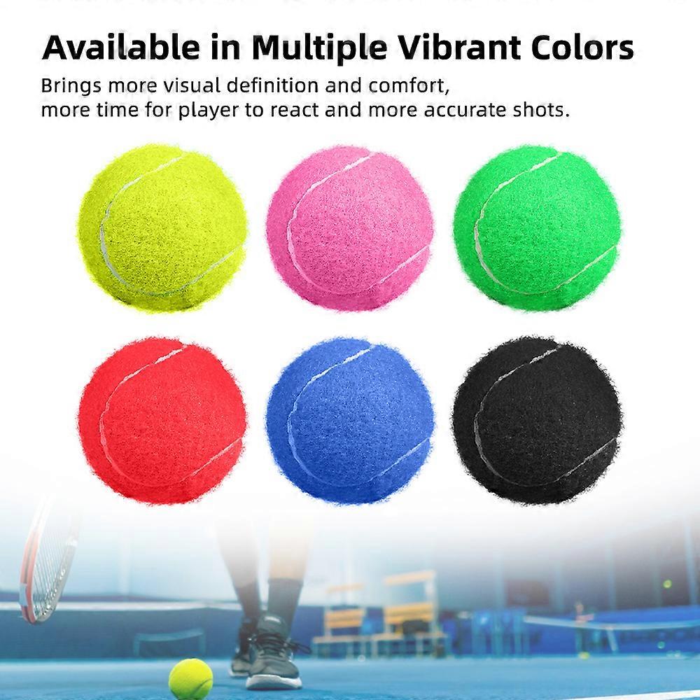 High Altitude Durable Tennis Balls for Professional Training and Massage 6 Pack Highly Elasticity More Durable Good for Beginner Training Ball