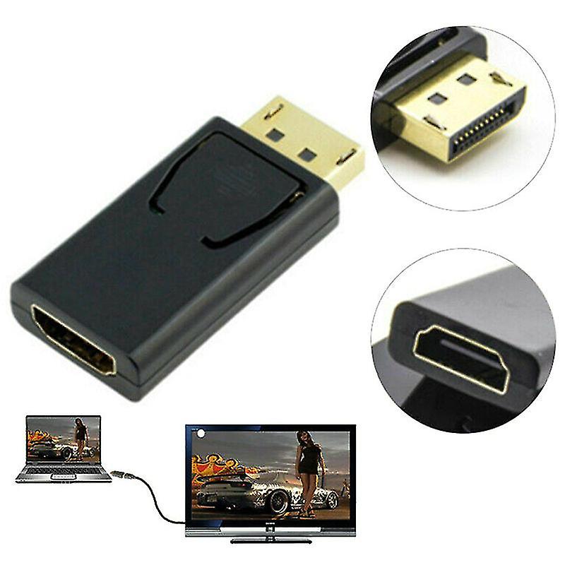 1080p Dp a 4k Ultra Hd Display Port Hdmi Converter Adapter Transmisión de audio