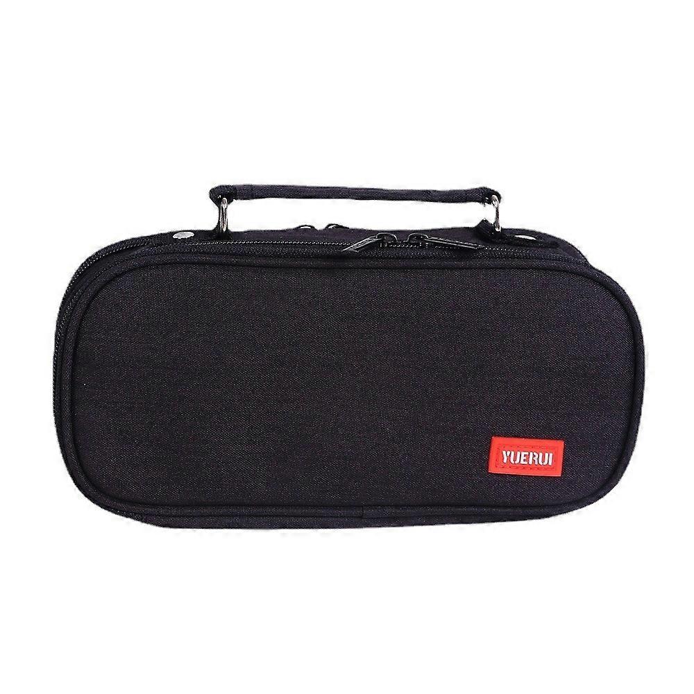 Large Capacity Multi-layer Portable Stationery Bag Canvas Pen Bag