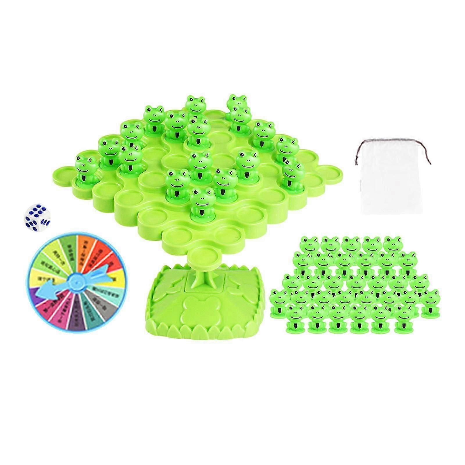 Frog Balance Counting Toy Frog Puzzle Board Game for Game Preschool Learning