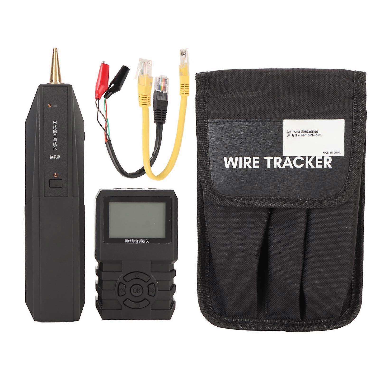 Network Cable Tester Multifunctional Preventing Interference POE Identification Wire Locator Finder for Telephone Line
