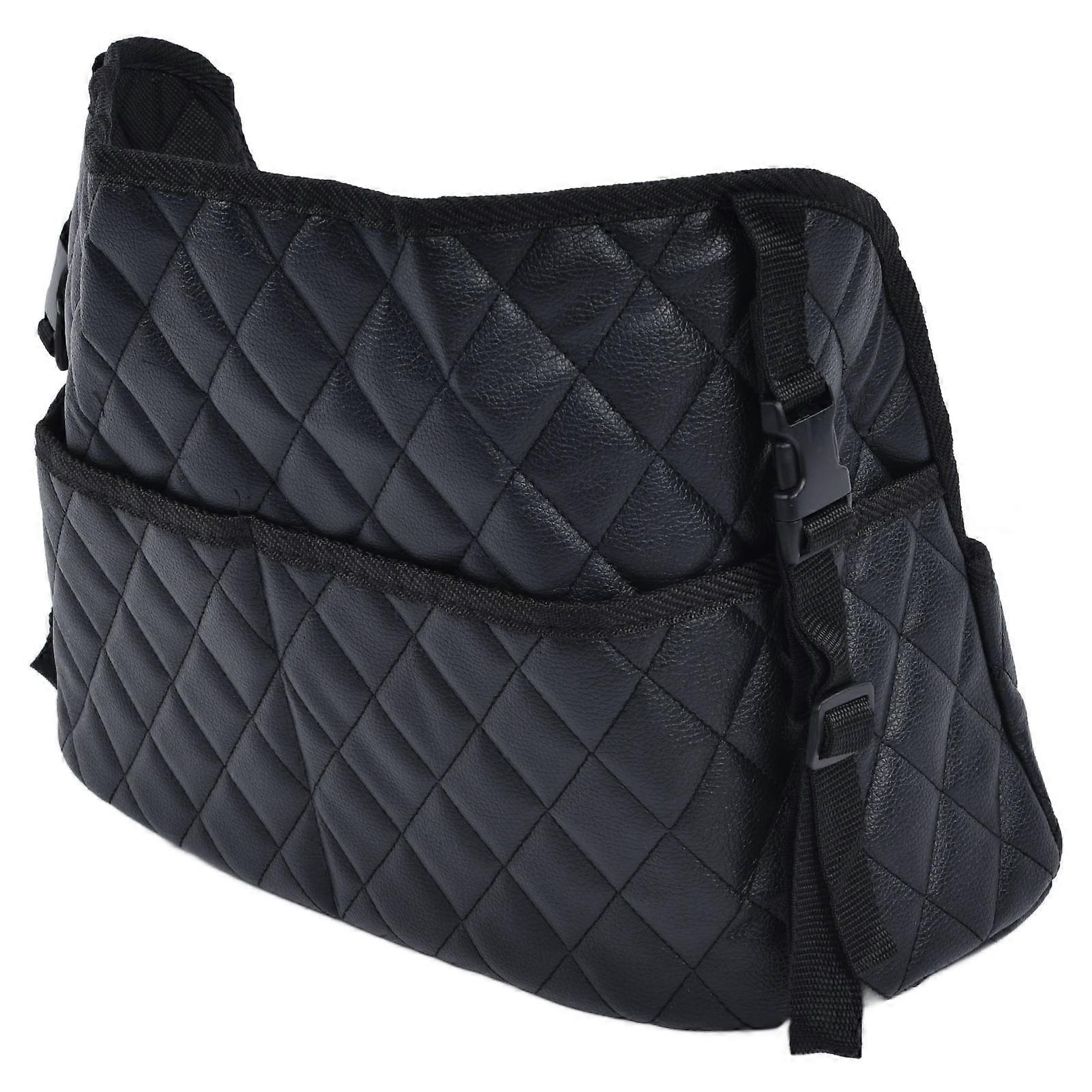 Rhombus Hanging Car Net Pocket Large Capacity Car Storage Bag Seat Bag Net Bag for Home Car