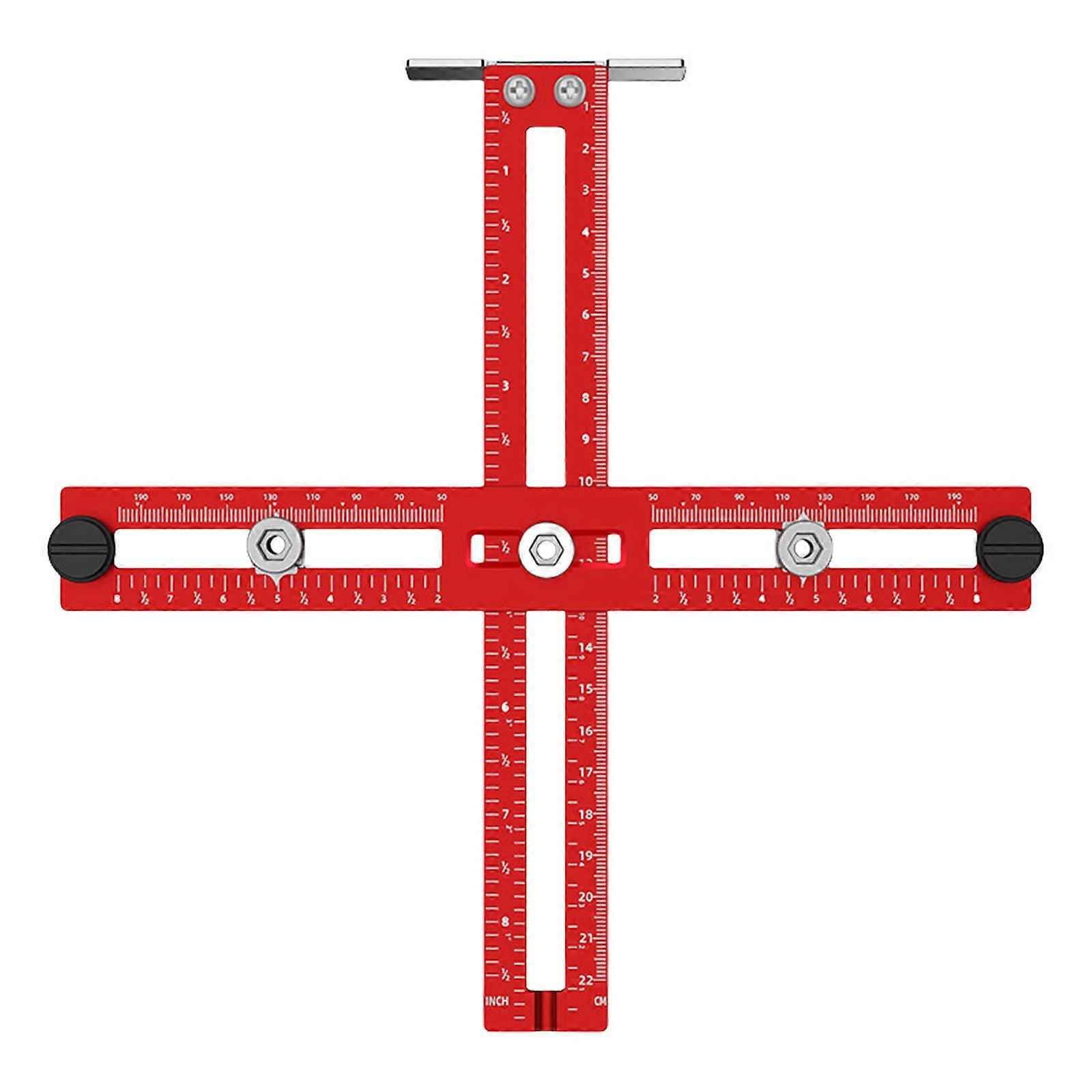Easy to Use Drill Positioning Drawer Installation Drill Guide Tool for Home Improvement, Aluminum Alloy Woodworking Tool