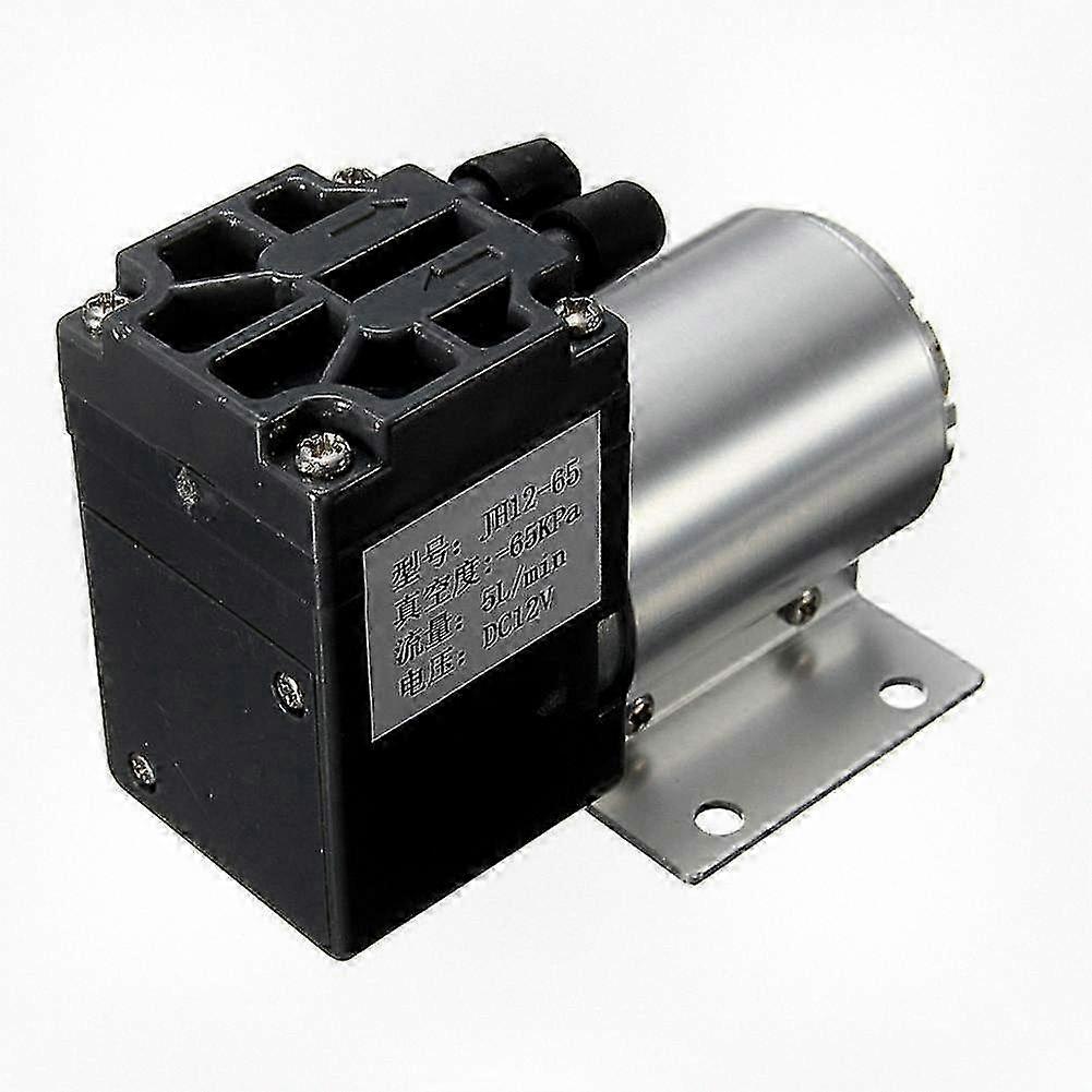 12V 6W Mini Vacuum Pump with Holder for Gas Sampling - Negative Pressure Suction Pump Suitable for Various Uses
