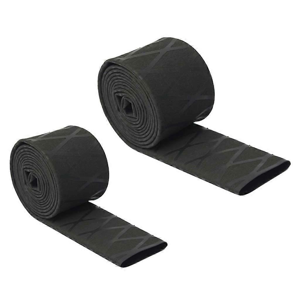 2 Pieces Non Slip Textured Heat Shrink Wrap Fishing Rod