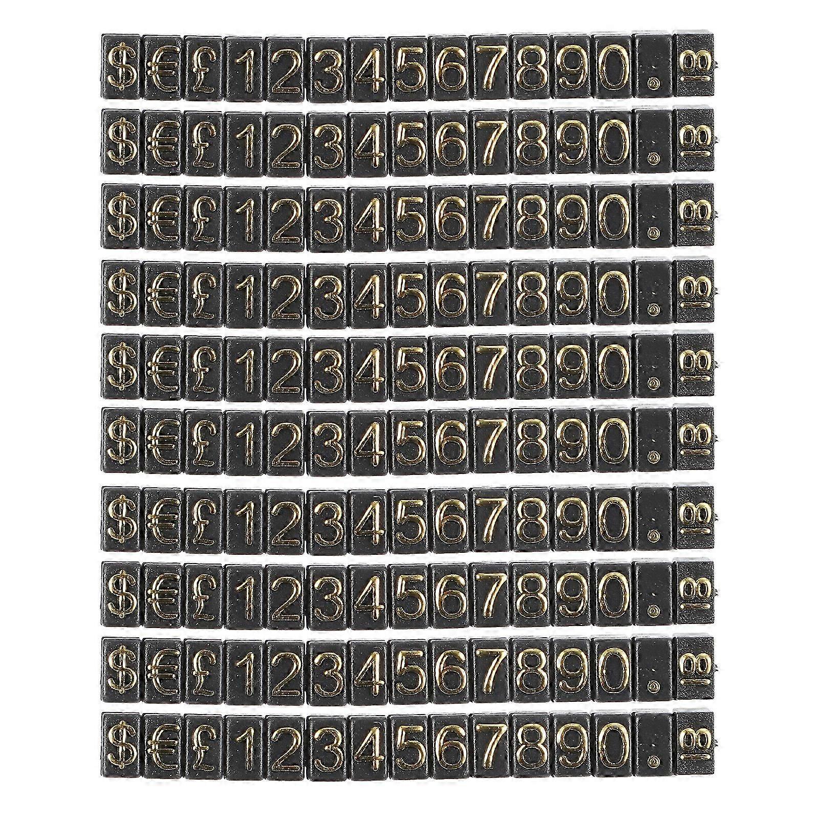 10pcs Price Label Display Sign Number Display Price Tags Shop Price Display Tags