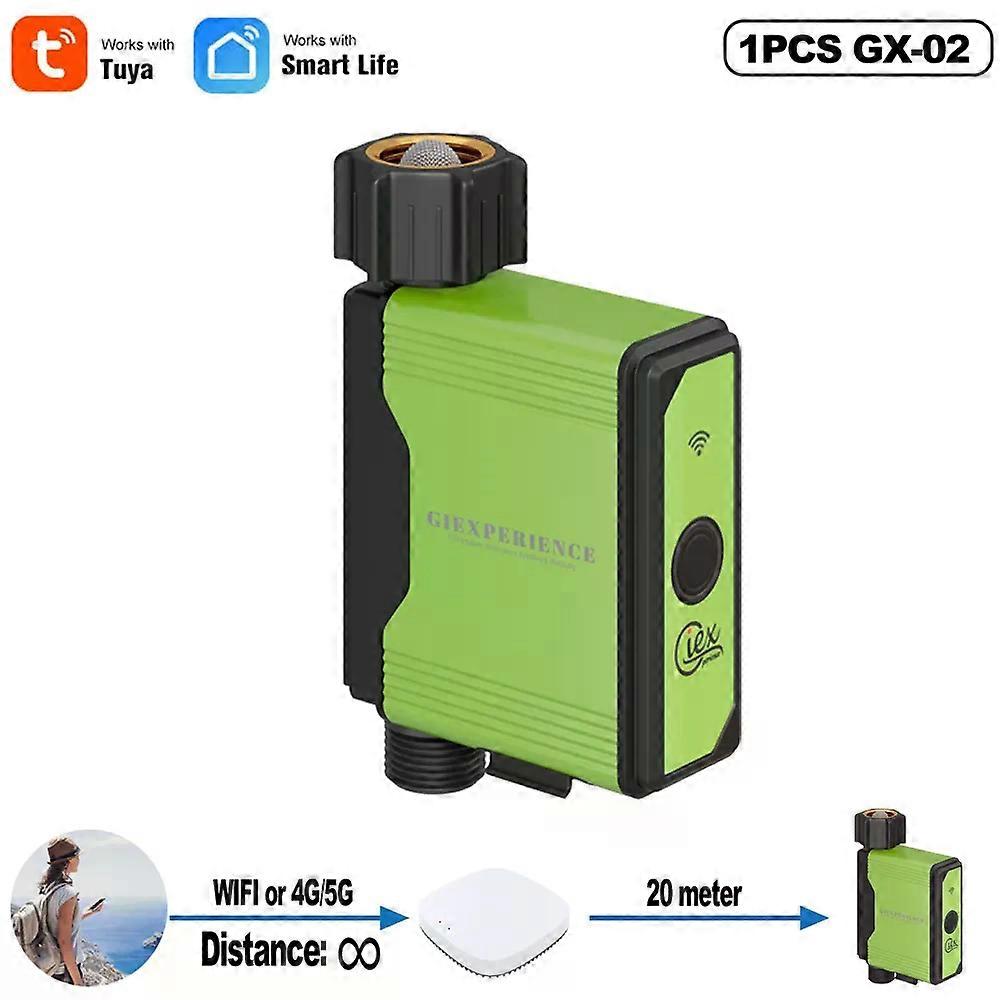 WIFI & Garden Watering Timer Smart Sprinkler Drip Irrigation System Built-in Water Flow Recorder Controller TUYA