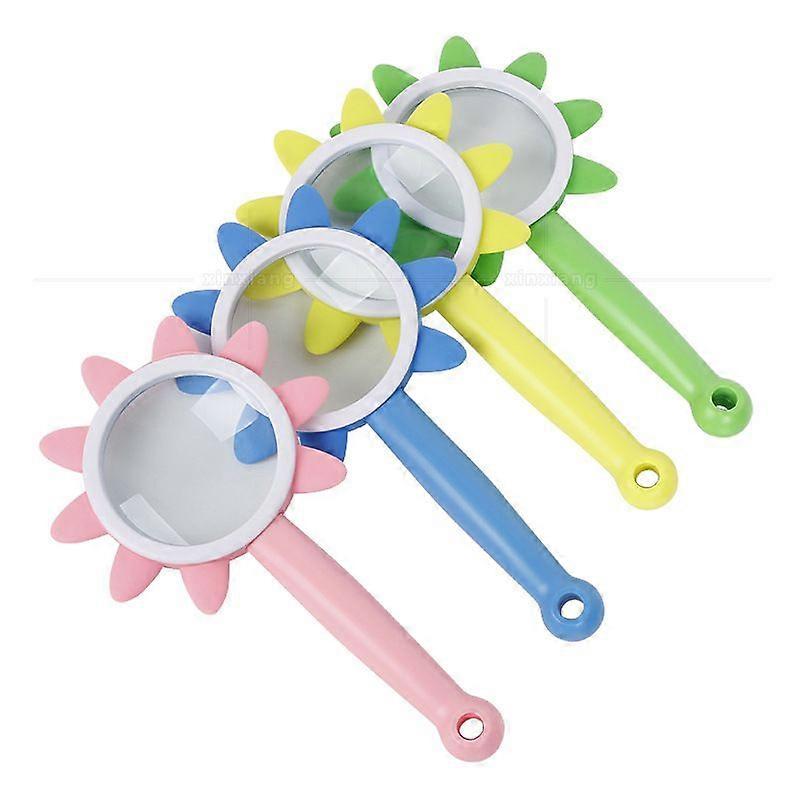 Handheld Magnifying Glass Kids 10X Portable Insect Observation Tool Outdoor Exploration Science Toy Children Nature Observation Magnifier for Student