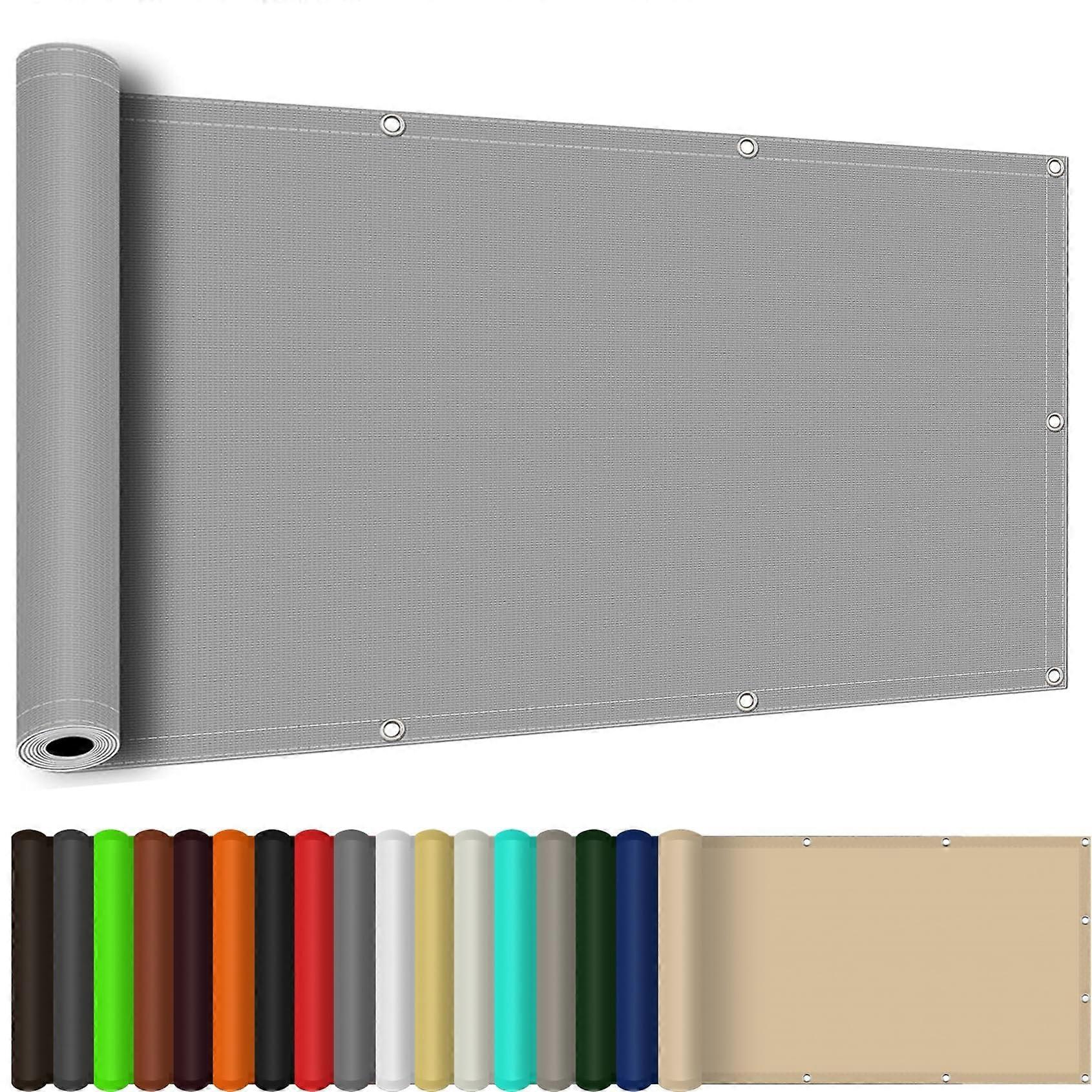 Sun Sail 80x400cm, 98%, TearResistant, Weatherproof, Light Grey