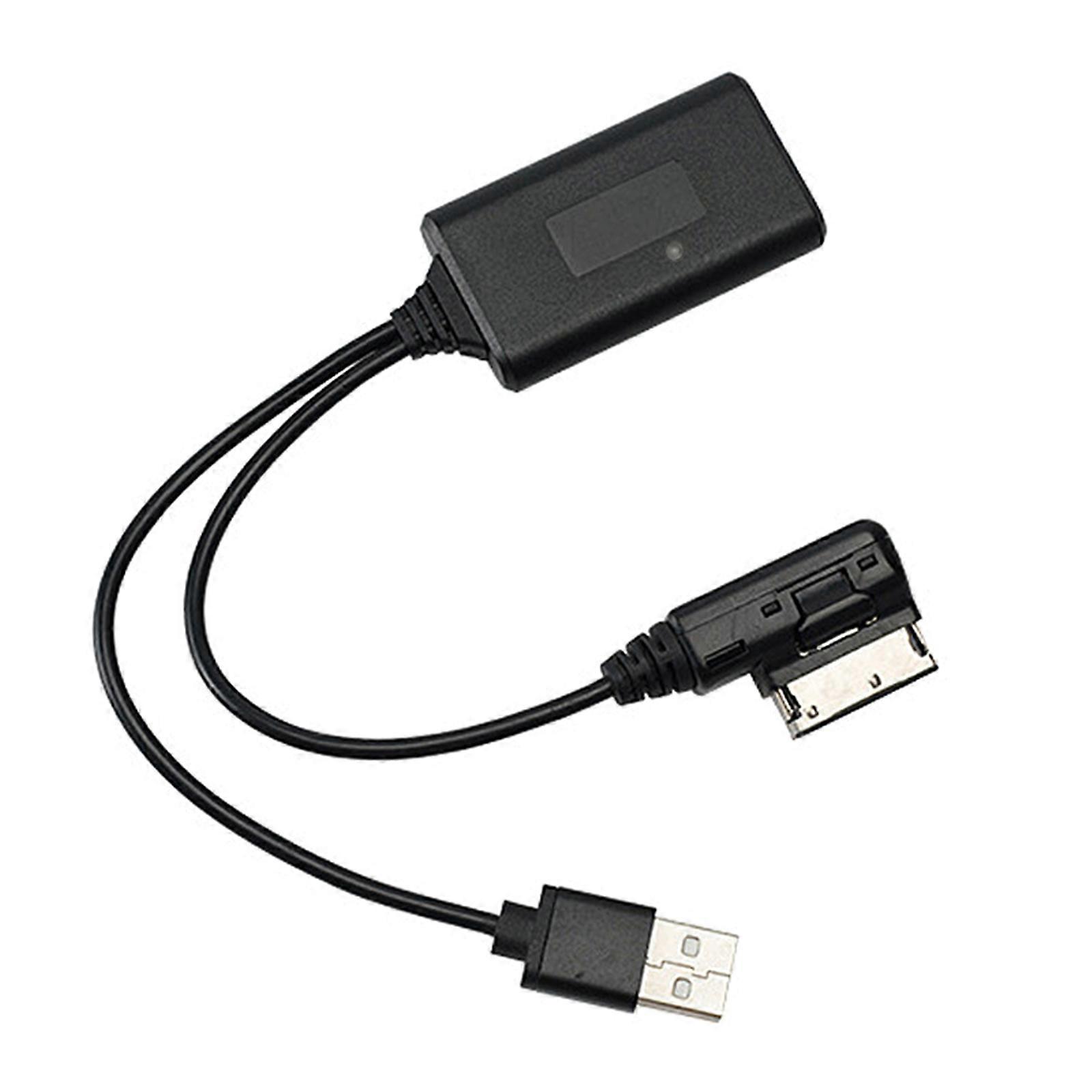 2 in 1 Car Music Audio Cable Charging Wire Aux Adapter Bluetooth-compatible Connection Cord Tinned Copper 6-Core Wire Multicolor