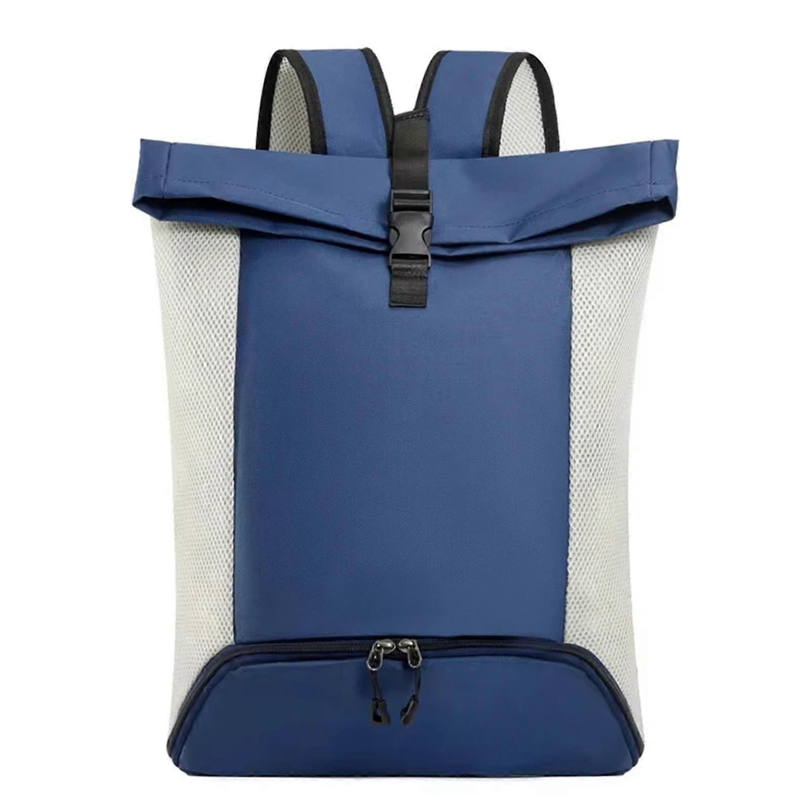 Basketball Bag with separate Ball Compartment, Travel Bag for Soccer, Volleyball Deep Blue