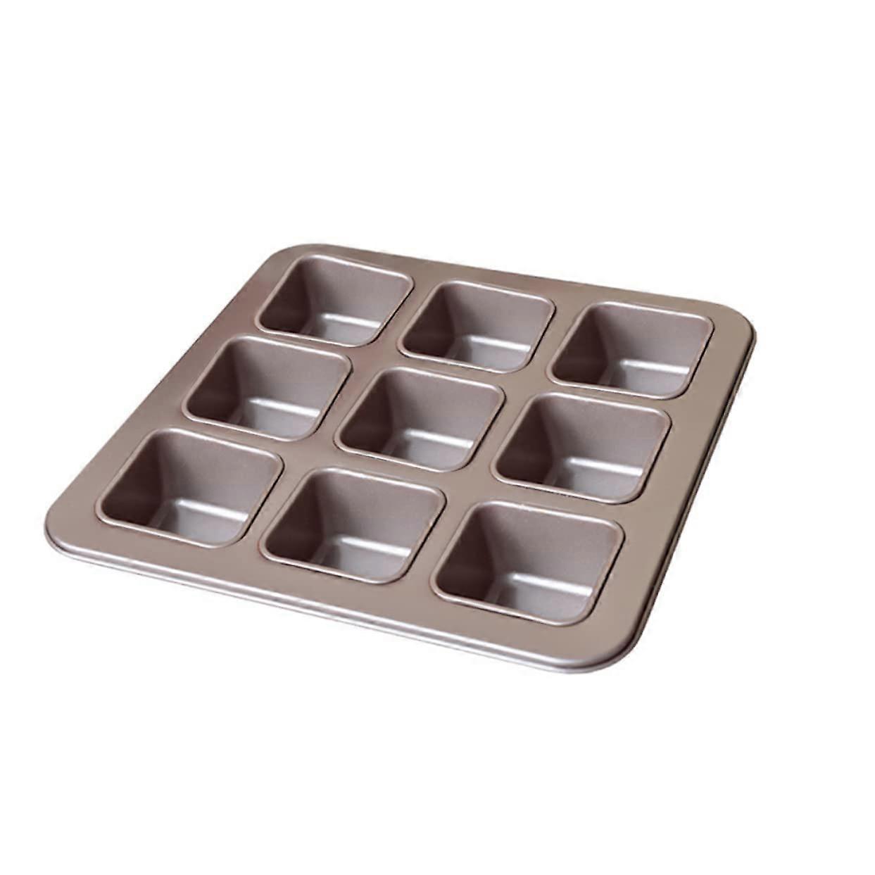 NonStick Cake Baking Pan Set Square Baking Sheets for Oven Enamel Coating for Home Baking