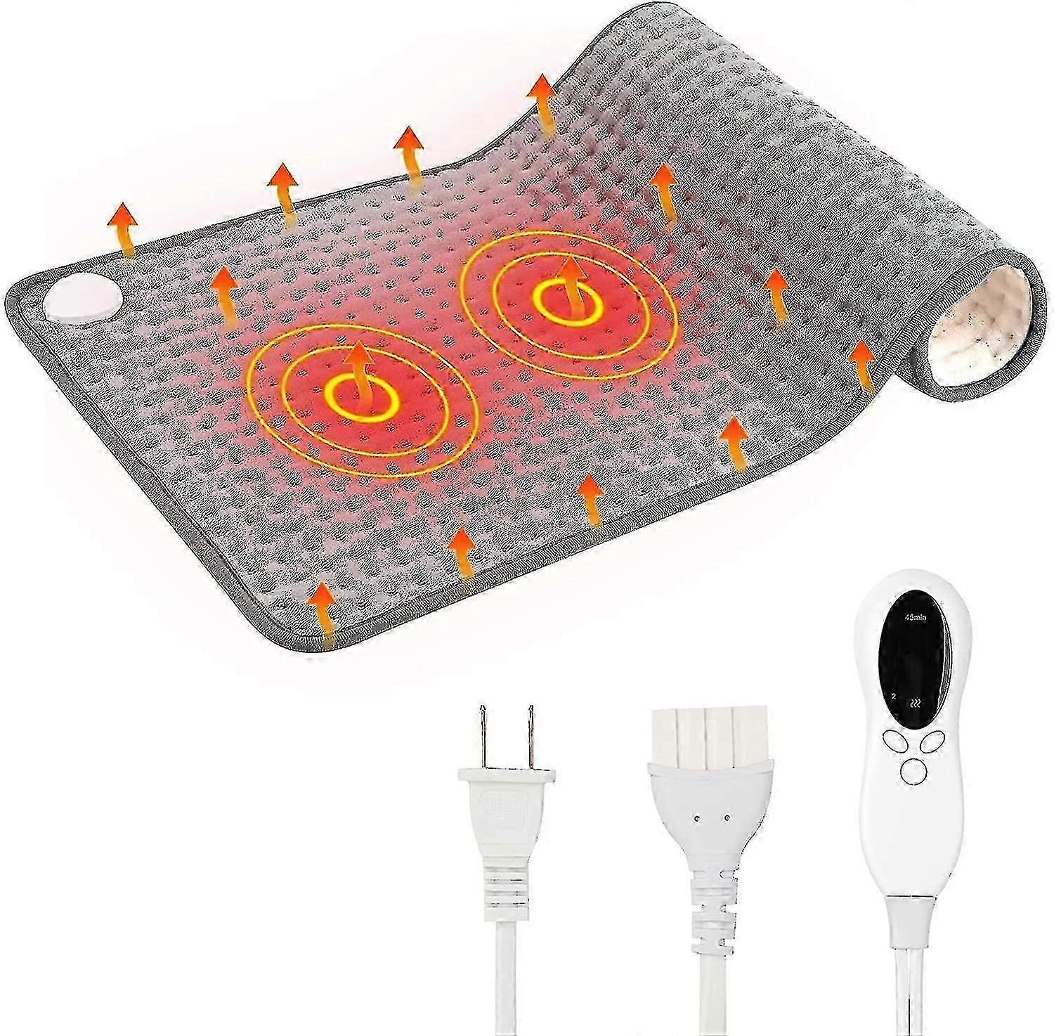 Heated Cushion with Auto Shut-Off for Back Pain Relief