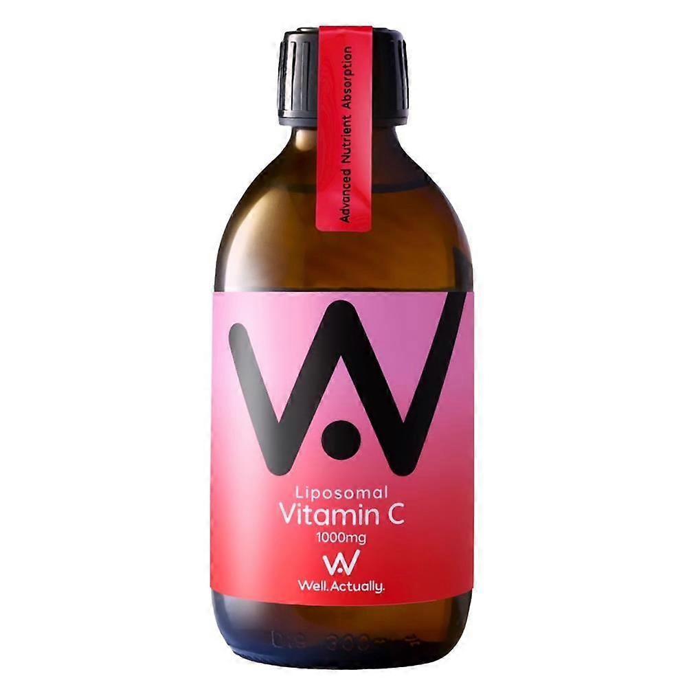 Well Actually Vitamin C 1000mg - Liposomal Liquid H - 250ml - Strawberry & Lyc