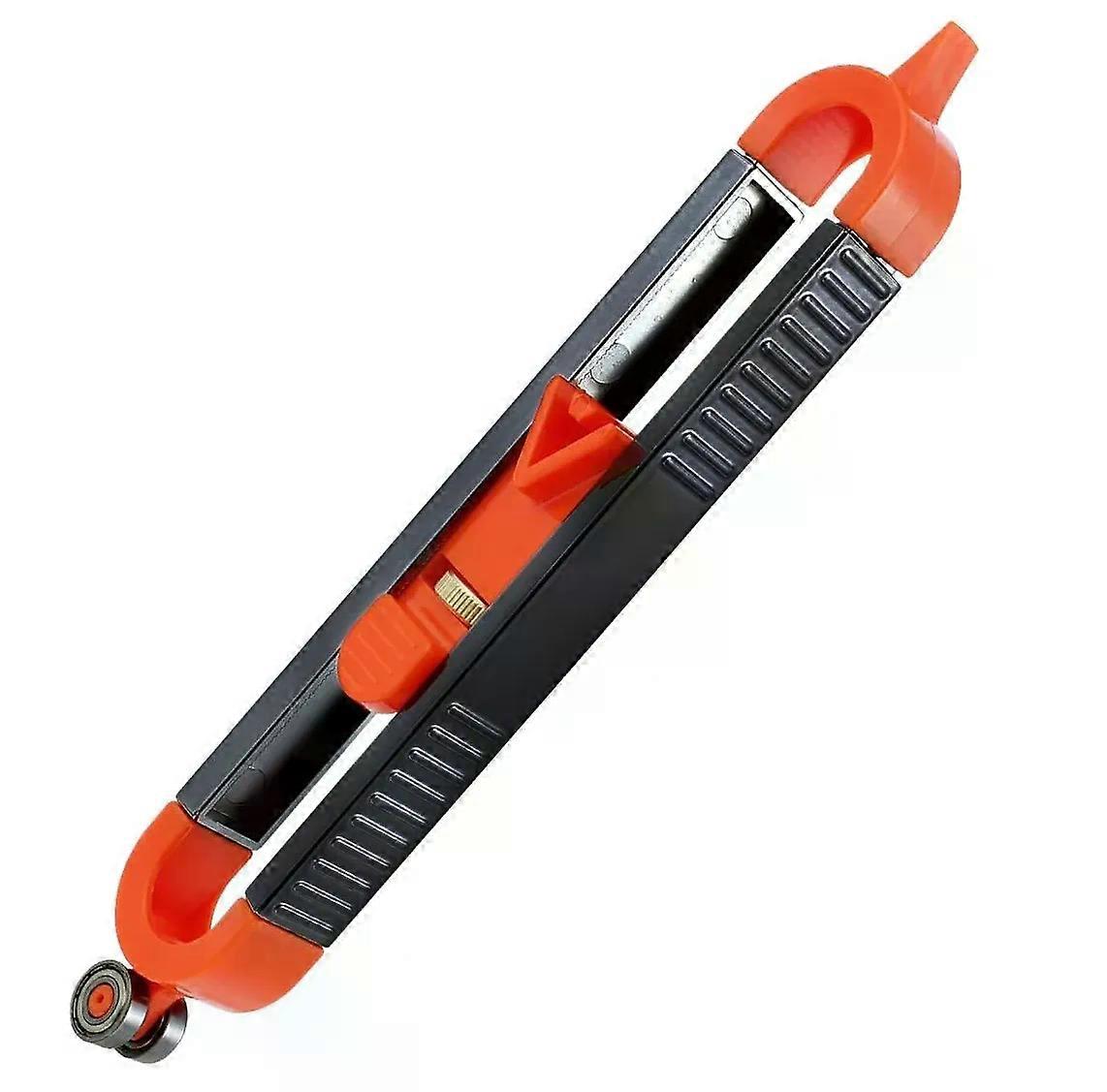 1Pcs New Profile Scribing Ruler Contour Gauge With Lock Adjustable Locking Precise Woodworking Measuring Gauge Profile Duplicato