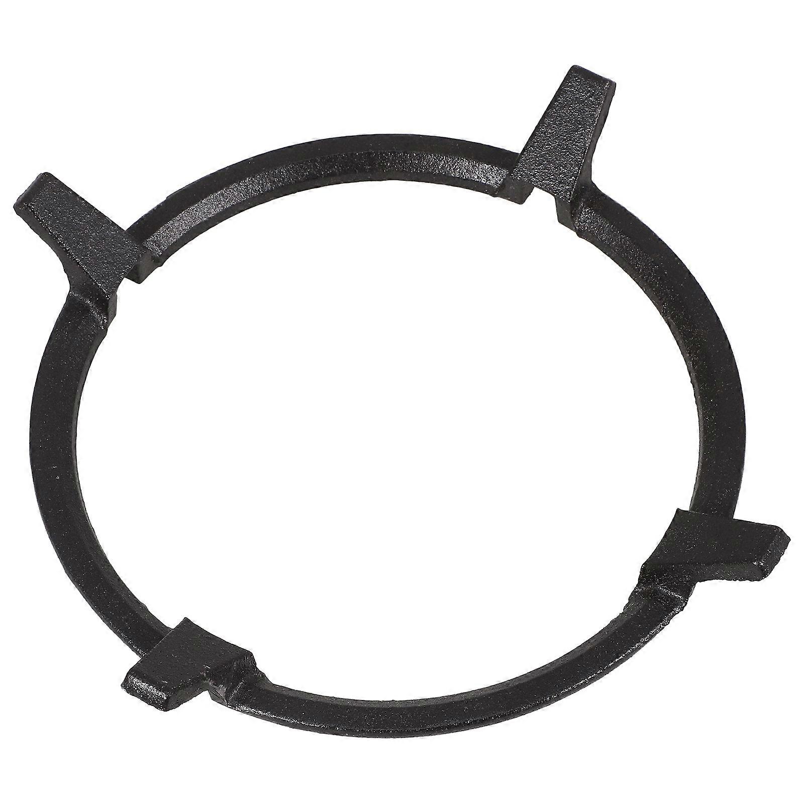 It sounds like you're referring to a **non slip cast iron wok ring** designed for use on a **gas stove**. These are accessories that help stabilize