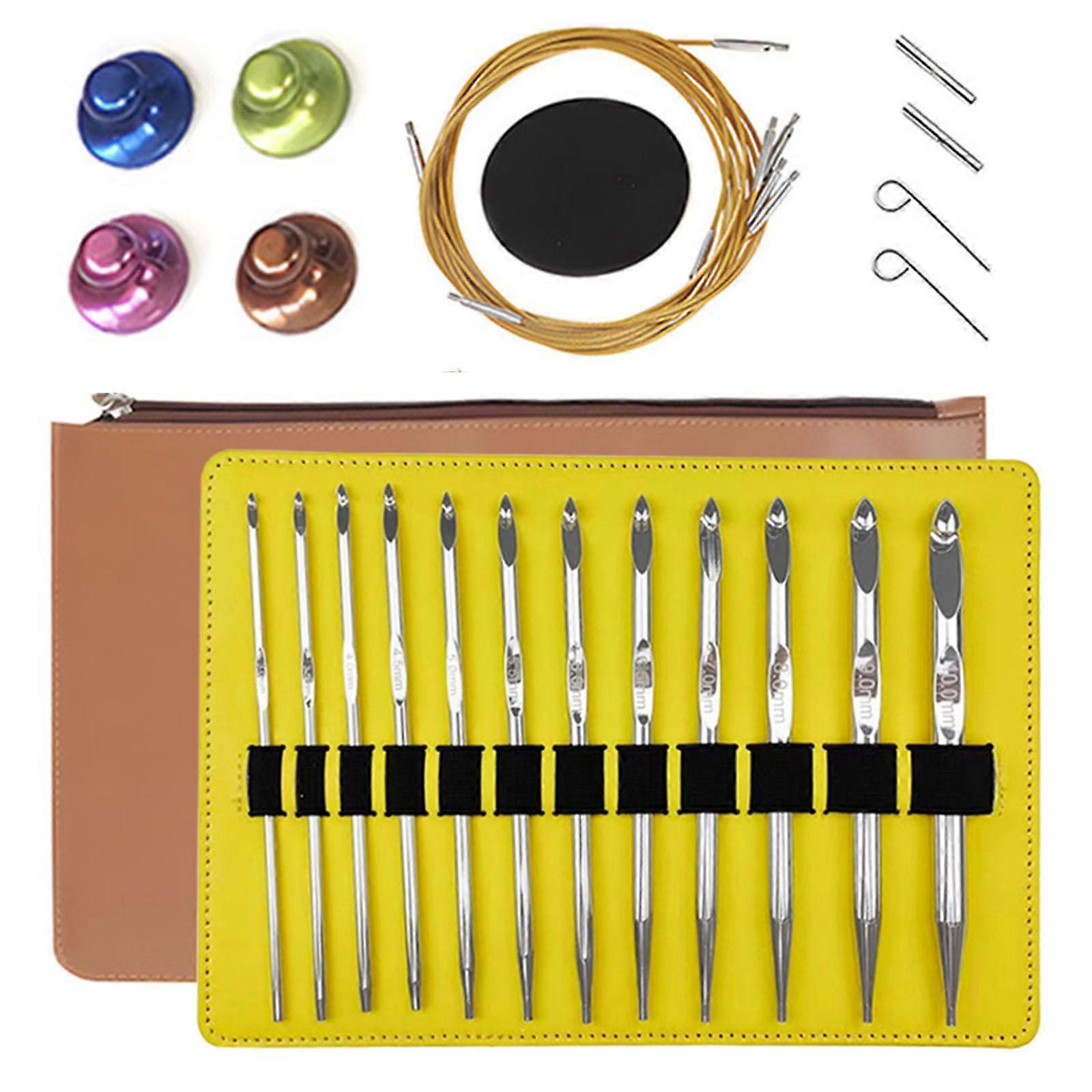 Circular Knitting Needle Tool Handicraft for Needlework Beginners Stitching