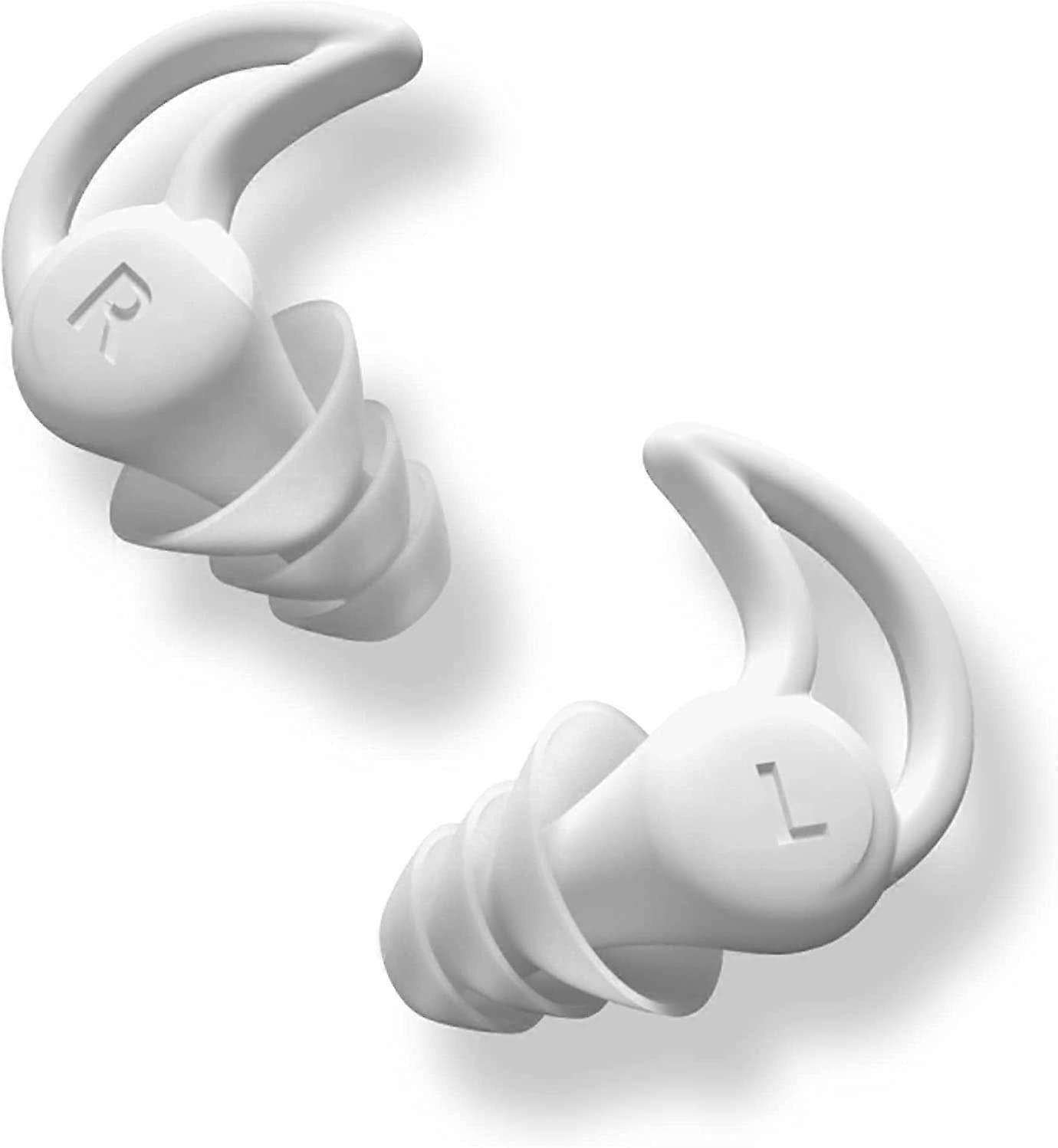Quiet Ultra Soft Noise Cancelling Earplugs, 1 Pair Reusable Silicone Earplugs For Swimming, Sleeping, Loud Noise, Working, 33Db Noise Reduction