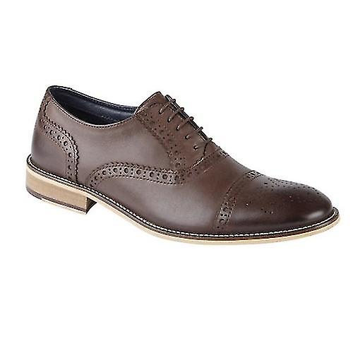Roamers Mens Leather Brogue