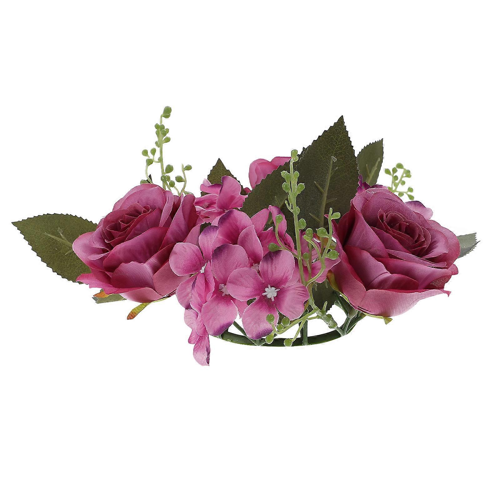 Artificial Flowers Ring for Elegant Displays, Functional and Decorative