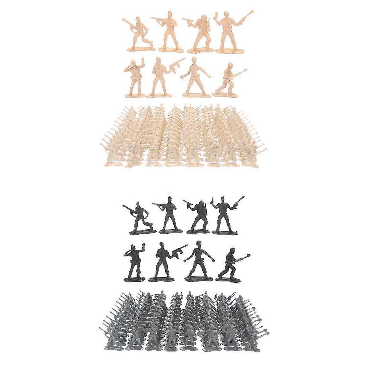 200x Soldiers Figure Character Scene Model DIY Play Set Accessory Gifts