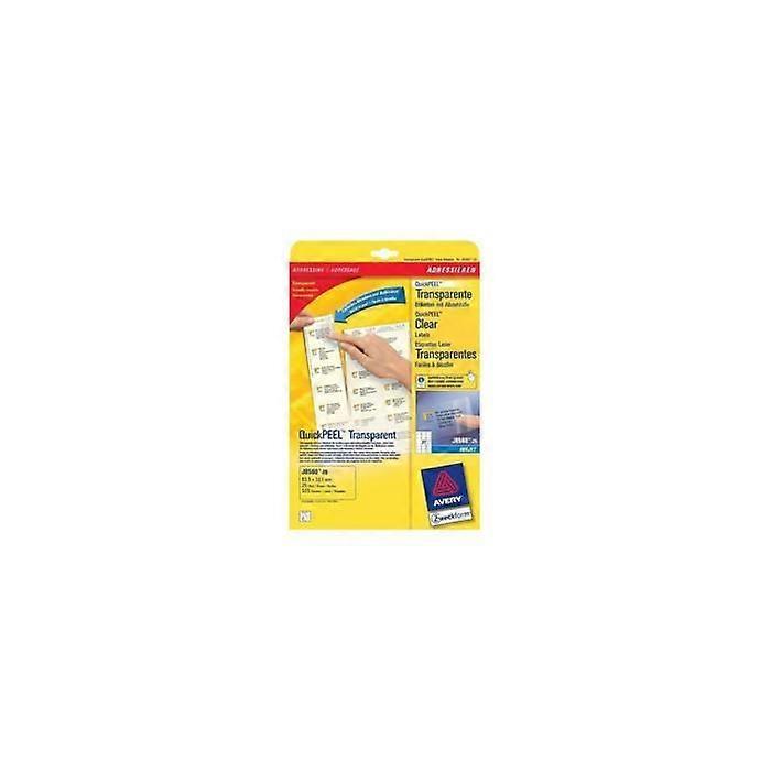 Avery Clair 63.5 x 38.1 mm 525 label(s) (25 sheet(s) x 21) address labels